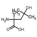CAS#: 119066-85-2， (2S)-2-Amino-4-Hydroxy-2,4-Dimethyl-Pentanoic Acid