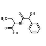 CAS#: 119154-03-9， 2-{[Hydroxy(Phenyl)Acetyl]Amino}Butanoic Acid