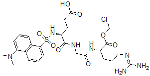 CAS#: 119206-61-0， Dansylglutamyl-Glycyl-Arginyl Chloromethyl Ester