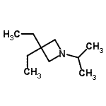 CAS#: 119219-97-5， 3,3-Diethyl-1-Isopropylazetidine