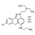 CAS#: 119221-49-7， 5-[(2-Aminoethyl)Amino]-2-[2-(Diethylamino)Ethyl]-2H-Thiochromeno[4,3,2-Cd]Indazol-8-Ol Trihydrochloride