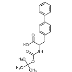 结构式 CAS# 119273-61-9, 3-(4-联苯基)-2-({[(2-甲基-2-丙基)氧基]羰基}氨基)丙酸