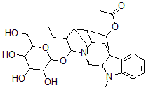 CAS#: 119329-01-0， 17-Acetylrauglucine