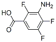 structure of CAS# 119385-80-7, 3-Amino-2,4,5-Trifluorobenzoic Acid;Benzoic Acid, 3-Amino-2,4,5-Trifluoro- (9CI);3-Amino-2,4,5-Trifluorobenzoic Acid 97%;3-Amino-2,4,5-Trifluorobenzoicacid97%