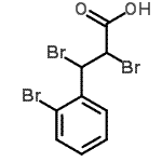 CAS#: 119450-03-2， 2,3-Dibromo-3-(2-Bromophenyl)Propanoic Acid