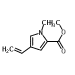 CAS#: 119580-85-7， Methyl 1-Methyl-4-Vinyl-1H-Pyrrole-2-Carboxylate