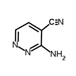 结构式 CAS# 119581-52-1, 3-氨基-4-哒嗪甲腈
