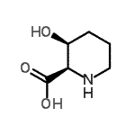 CAS#: 119593-44-1， (2R,3S)-3-Hydroxy-2-Piperidinecarboxylic Acid