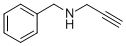 结构式 CAS# 1197-51-9, N-(苯基甲基)丙-2-炔-1-胺