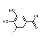 CAS#: 119735-22-7， 3-Fluoro-4,5-Dihydroxybenzoyl Chloride