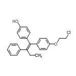 CAS#: 119757-57-2， 4-{(1E)-1-[4-(2-Chloroethoxy)Phenyl]-2-Phenyl-1-Buten-1-Yl}Phenol