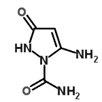 CAS#: 119768-91-1， 5-Amino-3-Oxo-2,3-Dihydro-1H-Pyrazole-1-Carboxamide