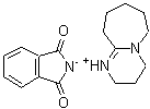 结构式 CAS# 119812-51-0, 2,3,4,6,7,8,9,10-八氢嘧啶并[1,2-a]氮杂卓-1-鎓 1,3-二氧代-1,3-二氢异吲哚-2-盐