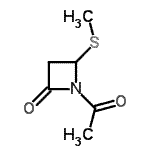 CAS#: 119873-97-1， 1-Acetyl-4-(Methylsulfanyl)-2-Azetidinone