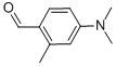 structure of CAS# 1199-59-3, 4-(Dimethylamino)-2-Methyl-Benzaldehyde;4-Dimethylamino-2-Methyl-Benzaldehyde;Aids-019984;Aids019984