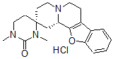 CAS#: 119942-70-0， (2S,12bS)-1',3'-dimethylspiro[1,3,4,6,7,12b-hexahydrobenzofurano[3,2-h]quinolizine-2,4'-hexahydropyrimidine]-2'-one hydrochloride