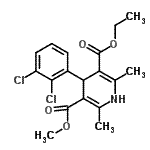 CAS#: 119945-59-4， Ethyl Methyl 4-(2,3-Dichlorophenyl)-2,6-Dimethyl-1,4-Dihydro-3,5-Pyridinedicarboxylate