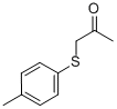 structure of CAS# 1200-13-1, 1-[(4-Methylphenyl)Thio]-2-Propanone;1-[(4-Methylphenyl)Thio]Propan-2-One;1-[(4-Methylphenyl)Thio]Acetone;St5407124