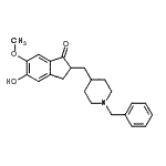 CAS#: 120013-57-2， 2-[(1-Benzyl-4-Piperidinyl)Methyl]-5-Hydroxy-6-Methoxy-1-Indanone