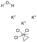 structure of CAS# 12012-50-9, Potassium Trichloro(Ethylene)Platinate (II) Monohydrate;Potassium;Ethene;Platinum(+2) Cation;Trichloride;Potassium;Ethylene;Platinum(+2) Cation;Trichloride;Potassium;Ethylene;Trichloroplatinum