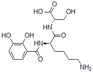 CAS#: 120124-51-8， (2S)-2-[[(2R)-6-Amino-2-[(2,3-Dihydroxybenzoyl)Amino]Hexanoyl]Amino]-3-Hydroxypropanoic Acid