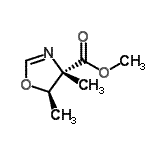 CAS#: 120133-99-5， Methyl (4S,5R)-4,5-Dimethyl-4,5-Dihydro-1,3-Oxazole-4-Carboxylate