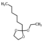 CAS#: 120159-12-8， 2-Ethoxy-2-Hexyl-1,3-Dioxolane