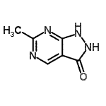 CAS#: 120267-07-4， 6-Methyl-1,2-Dihydro-3H-Pyrazolo[3,4-d]Pyrimidin-3-One