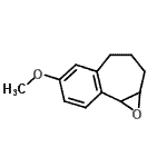 CAS#: 120316-39-4， 6-Methoxy-2,3,4,8b-tetrahydro-1aH-benzo[3,4]cyclohepta[1,2-b]oxirene