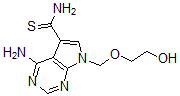 CAS#: 120386-11-0， 4-Amino-7-(2-Hydroxyethoxymethyl)Pyrrolo[5,4-d]Pyrimidine-5-Carbothioamide