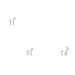 结构式 CAS# 12040-13-0, 碲化二铊(1+)