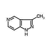 structure of CAS# 120422-91-5, 3-Methyl-1H-Pyrazolo[4,3-c]Pyridine;