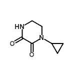 CAS#: 120436-04-6， 1-Cyclopropyl-2,3-Piperazinedione