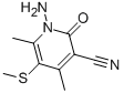 CAS#: 120456-35-1， 1-Amino-4,6-Dimethyl-5-(Methylthio)-2-Oxo-1,2-Dihydropyridine-3-Carbonitrile