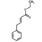 结构式 CAS# 1205-84-1, 乙基(2E)-4-苯基-2-丁烯酸酯