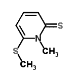 CAS#: 120650-44-4， 1-Methyl-6-(Methylsulfanyl)-2(1H)-Pyridinethione