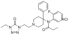 CAS#: 120656-93-1， N-[1-[2-(4-Ethyl-5-Oxotetrazol-1-Yl)Ethyl]-4-Phenylpiperidin-4-Yl]-N-(2-Fluorophenyl)Propanamide Hydrochloride
