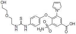 CAS#: 120750-70-1， 4-[4-[2-(2-Hydroxyethoxy)Ethylcarbamothioylamino]Phenoxy]-3-(2H-Pyrrol-1-Ium-1-Yl)-5-Sulfamoylbenzoic Acid