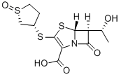 structure of CAS# 120788-07-0, Sulopenem;(5R,6S)-6-(1-Hydroxyethyl)-7-Oxo-3-[(1-Oxo-3-Thiolanyl)Thio]-4-Thia-1-Azabicyclo[3.2.0]Hept-2-Ene-2-Carboxylic Acid;(5R,6S)-6-(1-Hydroxyethyl)-7-Keto-3-[(1-Ketothiolan-3-Yl)Thio]-4-Thia-1-Azabicyclo[3.2.0]Hept-2-Ene-2-Carboxylic Acid;Cp 70,429