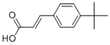 structure of CAS# 1208-65-7, 3-[4-(1,1-Dimethylethyl)Phenyl]-2-Propenoic Acid;4-(TERT-BUTYL)CINNAMIC ACID;P-Tert-Butylcinnamic Acid;4-Tert-Butyl-Zimtssre