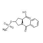 CAS#: 120807-02-5， 1-Benzoyl-4-[(Methylsulfonyl)Oxy]-L-Proline