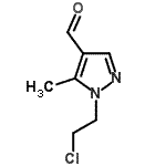 CAS#: 120842-55-9， 1-(2-Chloroethyl)-5-Methyl-1H-Pyrazole-4-Carbaldehyde