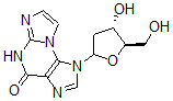CAS#: 121055-53-6， 1-[(4S,5R)-4-Hydroxy-5-(Hydroxymethyl)Oxolan-2-Yl]-5H-Imidazo[2,1-b]Purin-4-One
