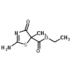 CAS#: 121087-97-6， Ethyl 2-Amino-5-Methyl-4-Oxo-4,5-Dihydro-1,3-Thiazole-5-Carboxylate