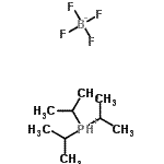 structure of CAS# 121099-07-8, Triisopropylphosphonium Tetrafluoroborate;MFCD06796644;Triisopropylphosphonium tetrafluoroborate