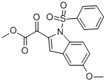 CAS#: 121268-84-6， 5-Methoxy-alpha-Oxo-1-(Phenylsulfonyl)-1H-Indole-2-Acetic Acid Methyl Ester