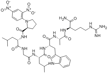 CAS#: 121282-17-5， 1-(2,4-Dinitrophenyl)-L-Prolyl-L-Leucylglycyl-L-Leucyl-L-Tryptophyl-L-Alanyl-D-Argininamide