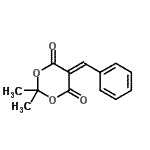 CAS#: 1214-54-6， 5-Benzylidene-2,2-Dimethyl-1,3-Dioxane-4,6-Dione