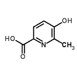 CAS#: 121447-41-4， 5-Hydroxy-6-Methyl-2-Pyridinecarboxylic Acid