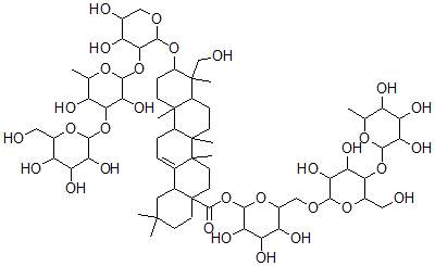 CAS#: 121449-76-1， Kalopanax Saponin C